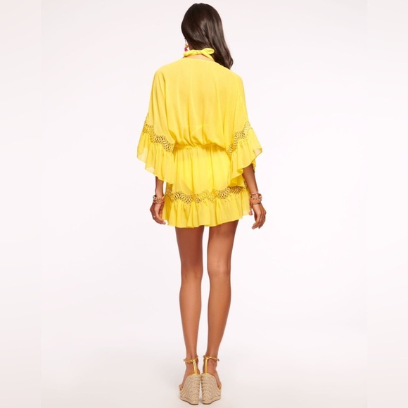 Ramy Brook Amalia Embellished Coverup Mini Dress - Picture 3 of 4